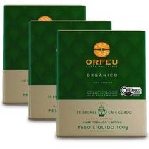 Café Orfeu Drip Coffee Orgânico Kit 3 Caixas