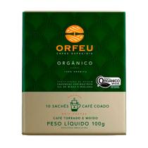 Café Orgânico Moído Drip Coffee Orfeu 10 Sachês