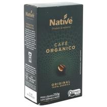 Café Orgânico original native 250 gramas moído e torrado