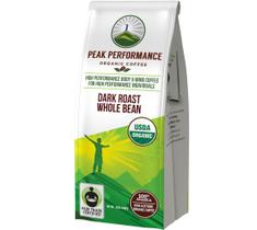 Café Peak Performance Dark Roast Whole Bean USDA Organic