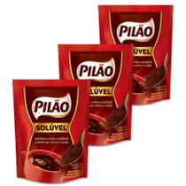 Café Pilão Solúvel Tradicional Kit 3 Sachês 40g