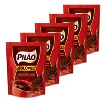 Café Pilão Solúvel Tradicional Kit 5 Sachês 40g Café Pilão Solúvel Tradicional Kit 5 Sachês 40g