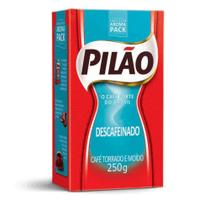 Café Pilão Torrado e Moído Descafeinado a Vácuo 250g