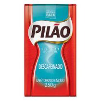 Café Pilão Torrado e Moído Descafeinado Vácuo 250g