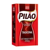 Café Pilão Torrado e Moído Tradicional a Vácuo 250g