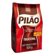 Café Pilão Torrado e Moído Tradicional Pouch 500g