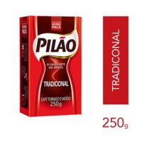 Café Pilão Torrado e Moído Tradicional Vácuo 250g