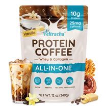 Café Proteico Veltracha Whey Colágeno Baunilha 340 g Café Proteico Veltracha Whey Colágeno Baunilha 340 g