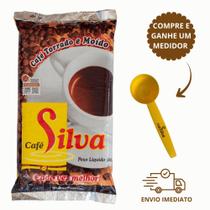 Café Silva 500g Tradicional Torrado e Moído Café Torra Média Café 100% Arábica