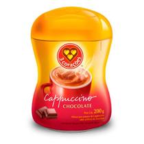 Café Solúvel 3 Corações Cappuccino Chocolate 200g