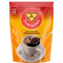 Cafe Soluvel 3 Coracoes Sache 40g
