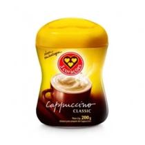 Cafe solúvel cappuccino 3 corações classic pote 200g