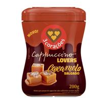 Café solúvel cappuccino 3 coracoes lovers caramelo salg 200g Café solúvel cappuccino 3 coracoes lovers caramelo salg 200g