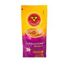 Café Solúvel CAPPUCCINO TRÊS CORAÇÕES BAUNILHA SACHÊ