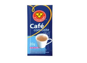 Café Solúvel CAPPUCCINO TRÊS CORAÇÕES CAFE LEITE SACHÊ