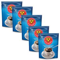 Café Solúvel Descafeinado Três Corações Kit 5 Refis de 40g