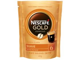 Café Solúvel em Pó Espresso Suave Nescafé Gold Sachê 40g
