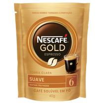 Café Solúvel em Pó Espresso Suave Nescafé Gold Sachê 40g