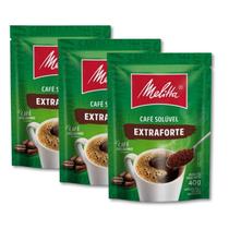 Café Solúvel Extraforte Melitta Granulado Kit 3 Sachês 40g