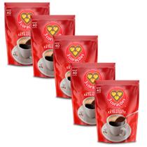 Café Solúvel Extraforte Três Corações Kit 5 Pacotes de 40g