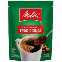 Café Solúvel Granulado Tradicional Melitta Sachê 40g