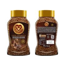 Café solúvel liofilizado 3 corações vidro 100g