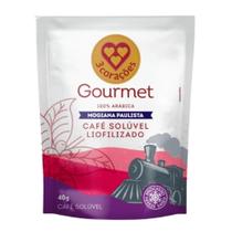 Café Solúvel Liofilizado Mogiana Paulista Gourmet 3 Corações Refil 40g