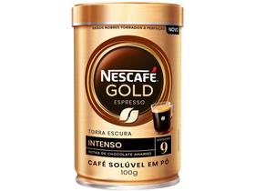 Café Solúvel Nescafé Espresso Intenso Arábica - 100g