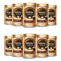 Café Solúvel Nescafé Gold Equilibrado Kit 10 Latas 100g