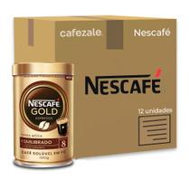 Café Solúvel Nescafé Gold Equilibrado Kit 12 Latas 100g Café Solúvel Nescafé Gold Equilibrado Kit 12 Latas 100g