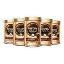 Café Solúvel Nescafé Gold Equilibrado Kit 5 Latas 100g