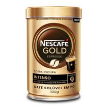 Café Solúvel Nescafé Gold Espresso Intenso Lata 100g