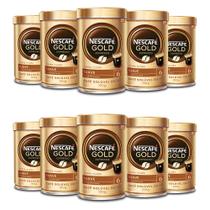 Café Solúvel Nescafé Gold Espresso Suave Kit 10 Latas 100g