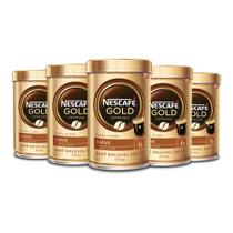 Café Solúvel Nescafé Gold Espresso Suave Kit 5 Latas 100g