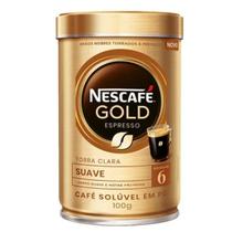 Café Solúvel Nescafe Gold Intensidade 6 Espresso Suave 100g -