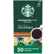 Café Solúvel Starbucks VIA Colômbia Torra Média 50 unidades Café Solúvel Starbucks VIA Colômbia Torra Média 50 unidades