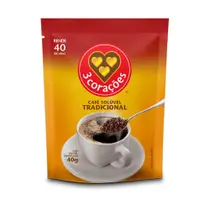 Café Solúvel Três Corações Tradicional Sachê 40G