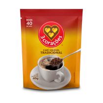 Café Solúvel Três Corações Tradicional Sachê 40g