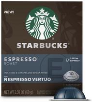Café Starbucks Espresso Roast by Nespresso para Vertuo