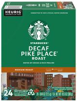 Café Starbucks Pike Place Descafeinado K-Cup 24 unidades Café Starbucks Pike Place Descafeinado K-Cup 24 unidades