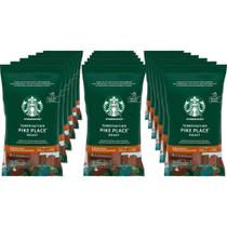 Café Starbucks Pike Place Moído Torra Média Cacau e Nozes Café Starbucks Pike Place Moído Torra Média Cacau e Nozes
