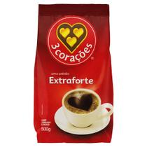 Café Torrado e Moído 3 Corações Extra Forte Pacote 500g