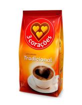 Café Torrado e Moído 3 Corações Tradicional Almofada 500g
