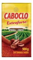 Cafe Torrado e Moido a Vacuo Extraforte Caboclo Pacote 500g