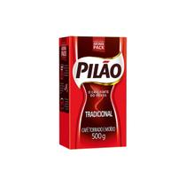 Café Torrado e Moído a Vácuo Tradicional Pilão 500g