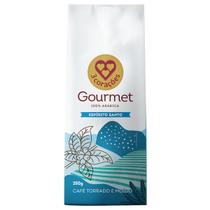 Café Torrado E Moído Gourmet 3 Corações Espirito Santo 250g - Café Torrado E Moído Gourmet 3 Corações Espirito Santo 250g -