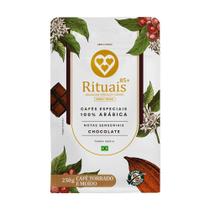 Café Torrado e Moído Rituais Chocolate 3 Corações Pacote 250g Café Torrado e Moído Rituais Chocolate 3 Corações Pacote 250g