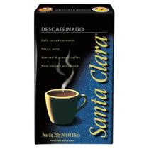 Café Torrado e Moído Santa Clara Descafeinado a Vácuo 250g