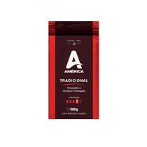 CAFÉ TORRADO E MOÍDO VÁCUO AMÉRICA TRADICIONAL 500g CAFÉ TORRADO E MOÍDO VÁCUO AMÉRICA TRADICIONAL 500g