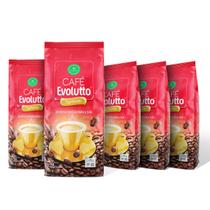 Café Torrado Em Grão Espresso Evolutto Cooxupé 1kg Kit Com 05 Unidades Café Arábica Café Expresso Café Especiale Café Speciale Coffee